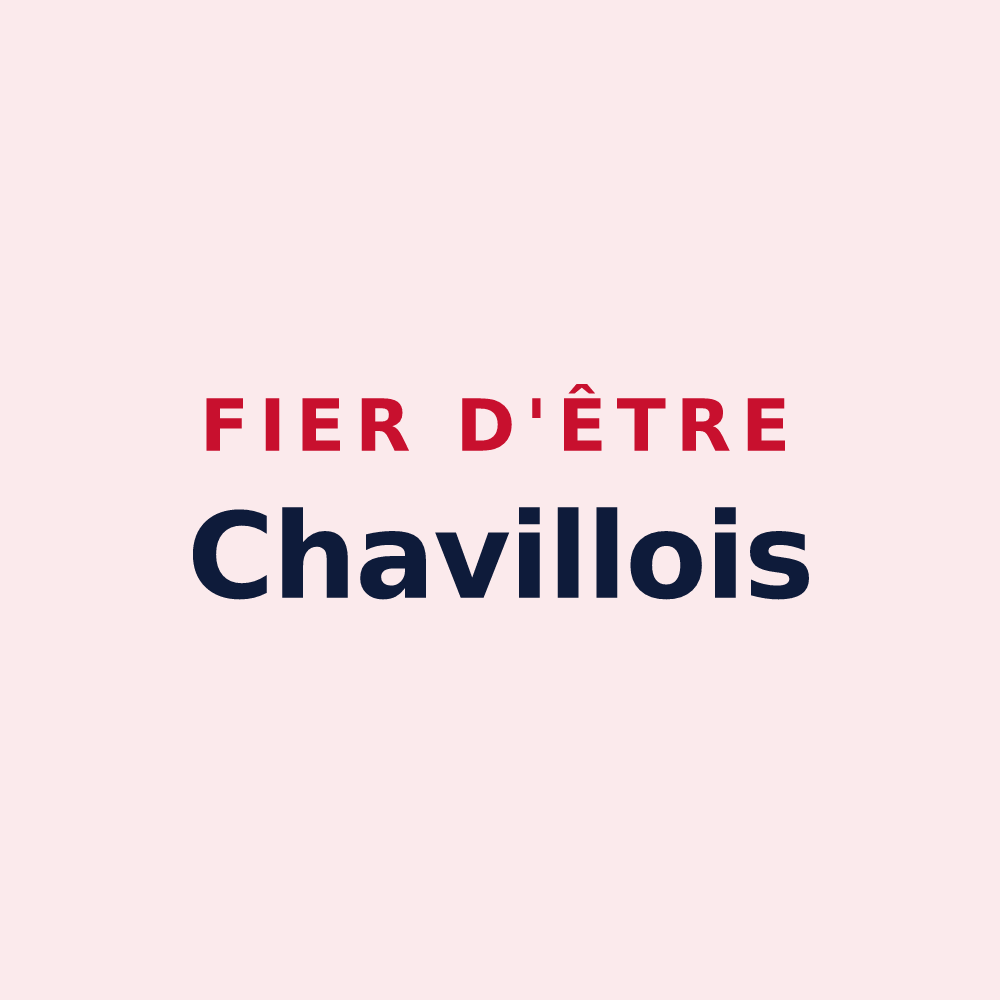 Magnet « Fier d'être Chavillois » — design pour Chaville
