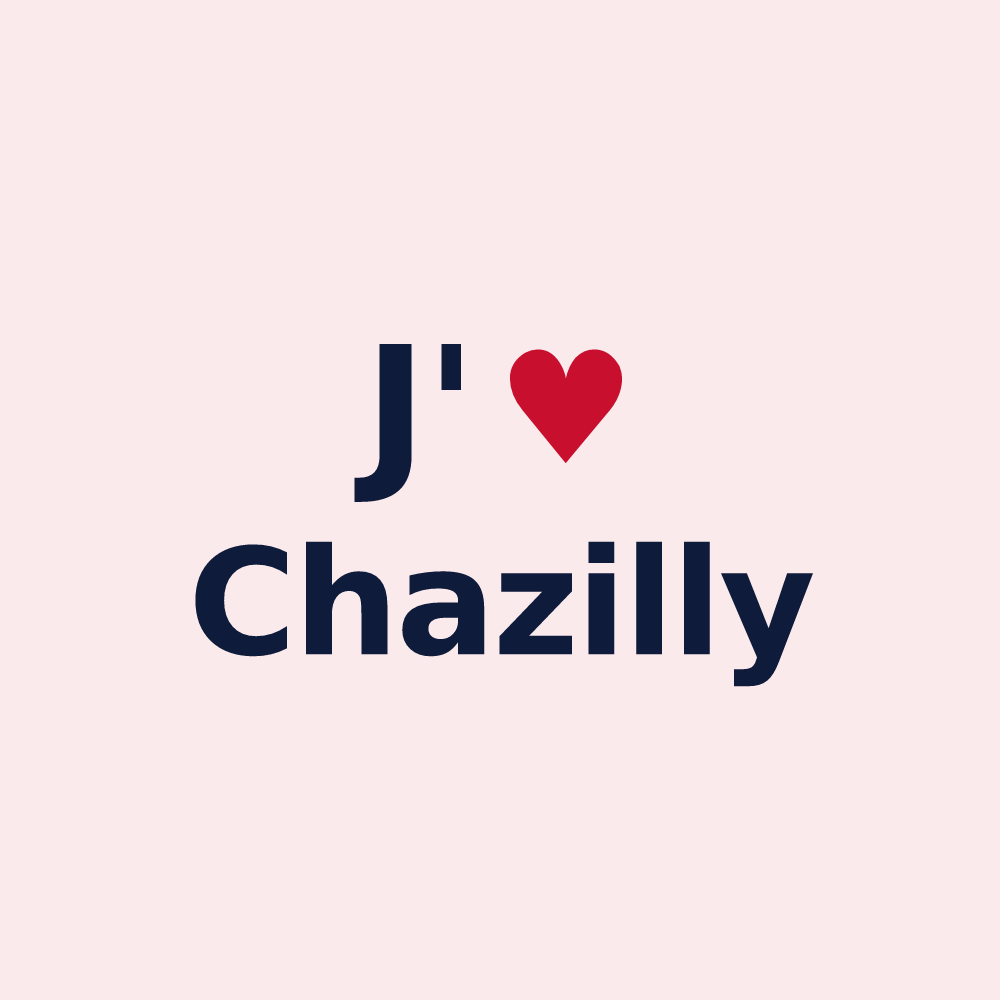 Magnet personnalisé Chazilly — design J'aime Chazilly
