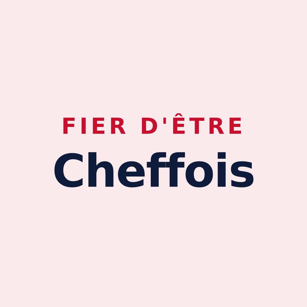 Magnet « Fier d'être Cheffois » — design pour Cheffes