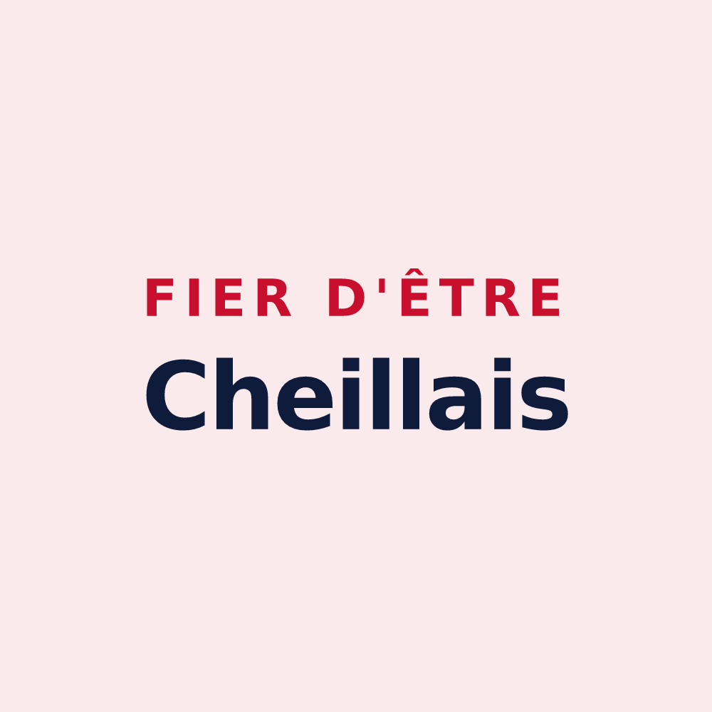 Magnet « Fier d'être Cheillais » — design pour Cheilly-lès-Maranges