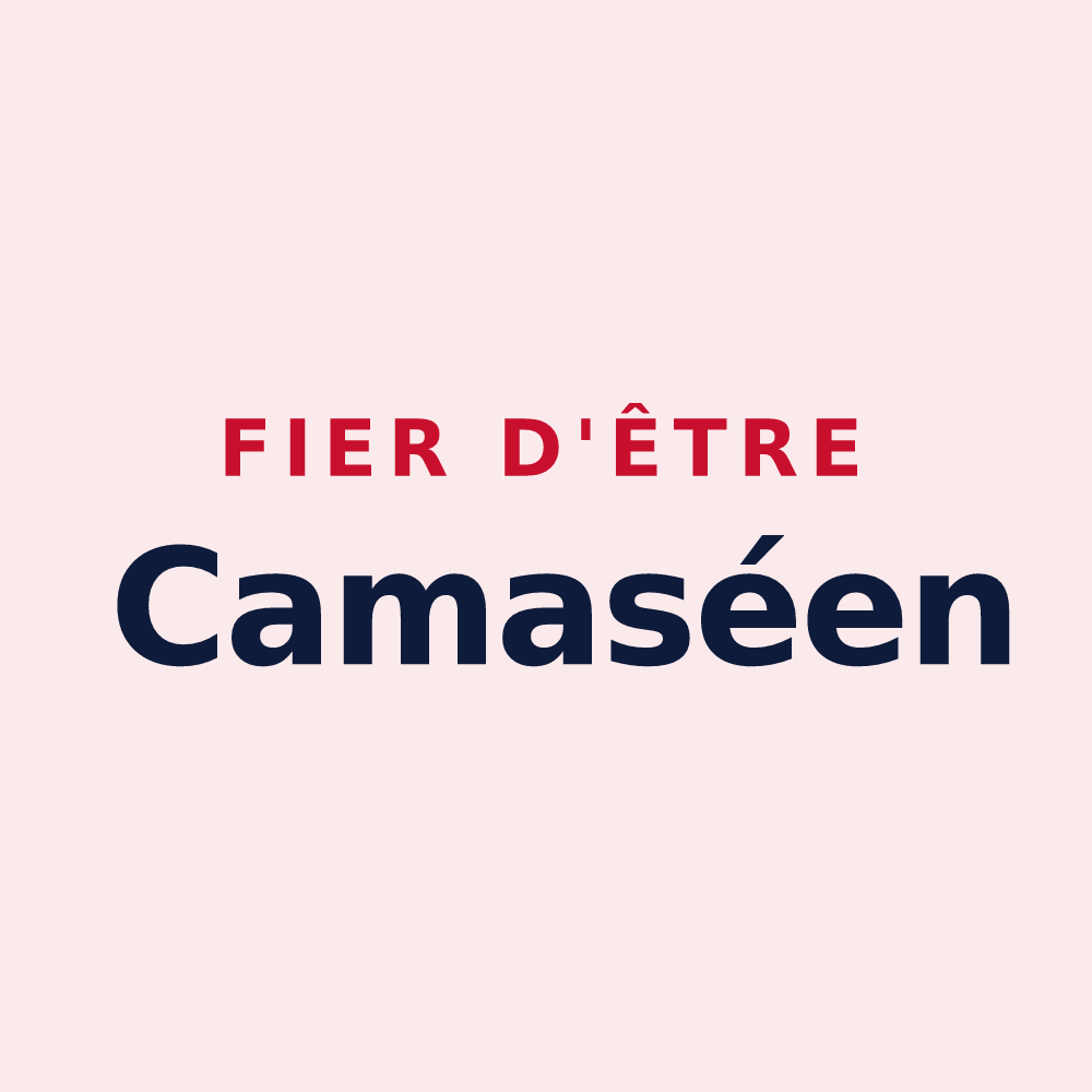 Magnet « Fier d'être Camaséen » — design pour Chemazé
