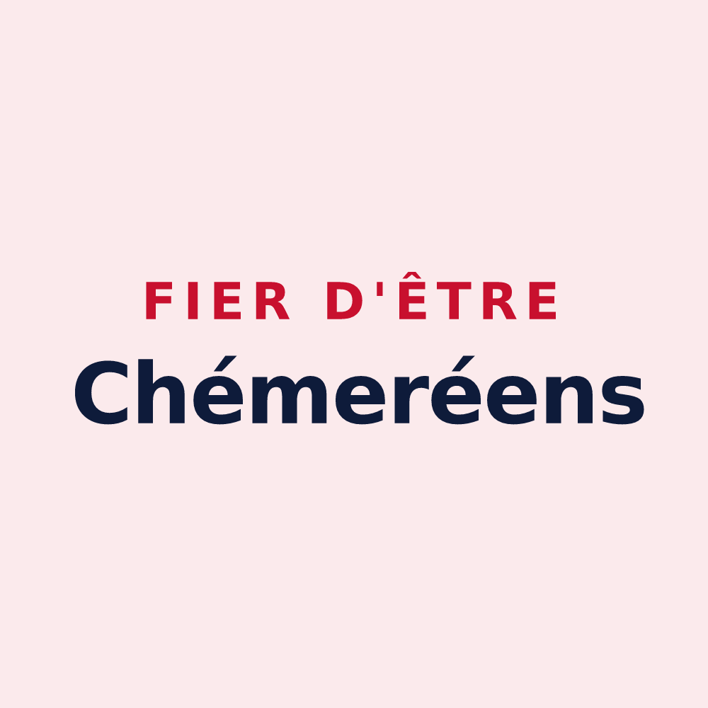 Magnet « Fier d'être Chémeréens » — design pour Chémeré-le-Roi