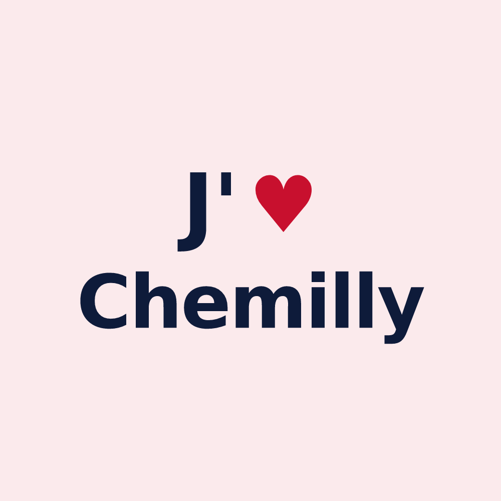 Magnet personnalisé Chemilly — design J'aime Chemilly