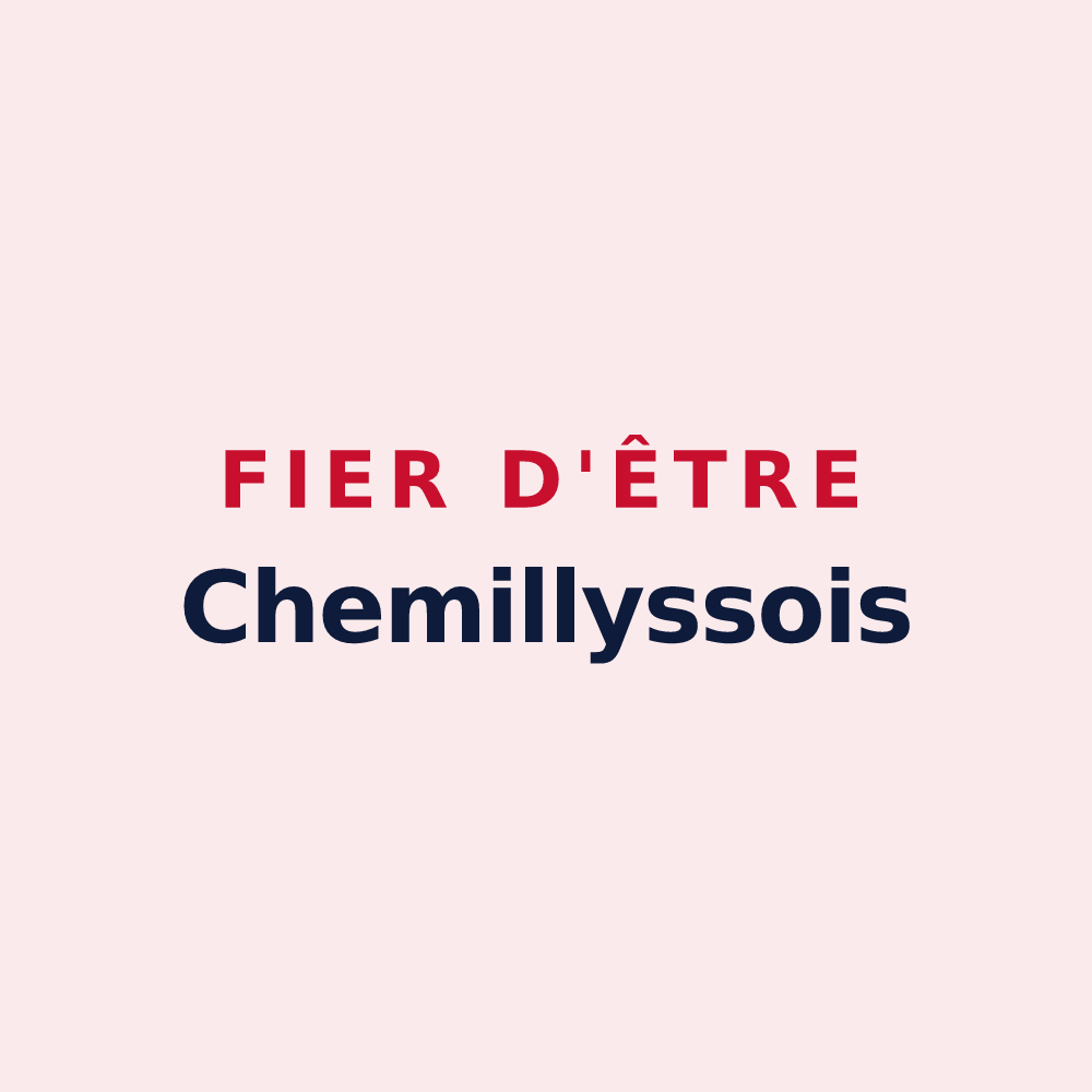 Magnet « Fier d'être Chemillyssois » — design pour Chemilly