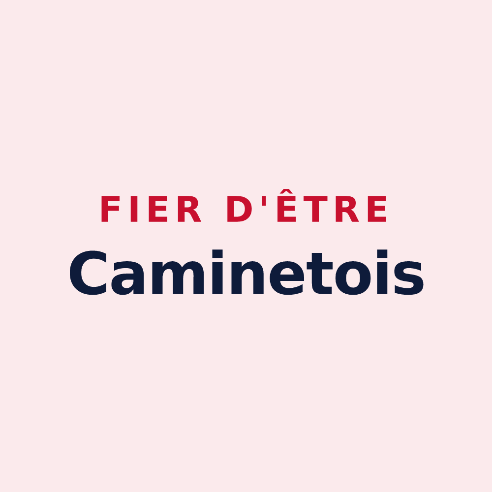 Magnet « Fier d'être Caminetois » — design pour Cheminot