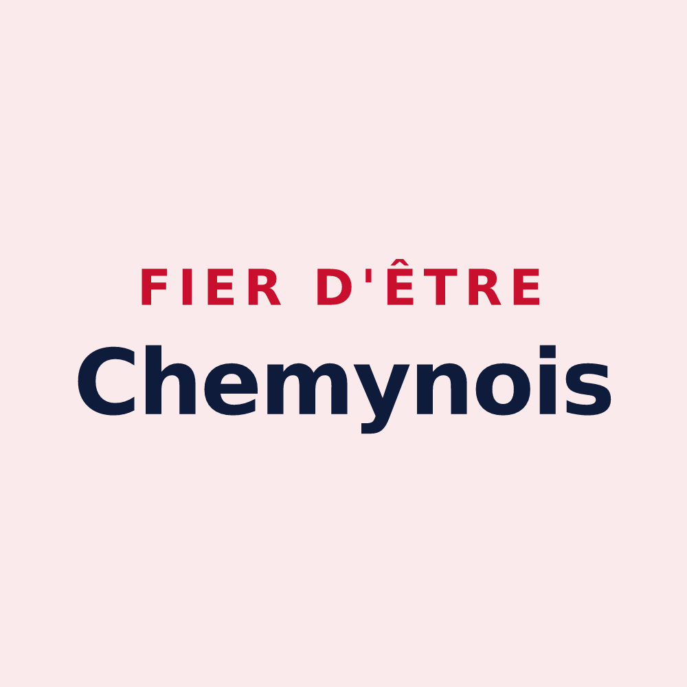 Magnet « Fier d'être Chemynois » — design pour Chemy