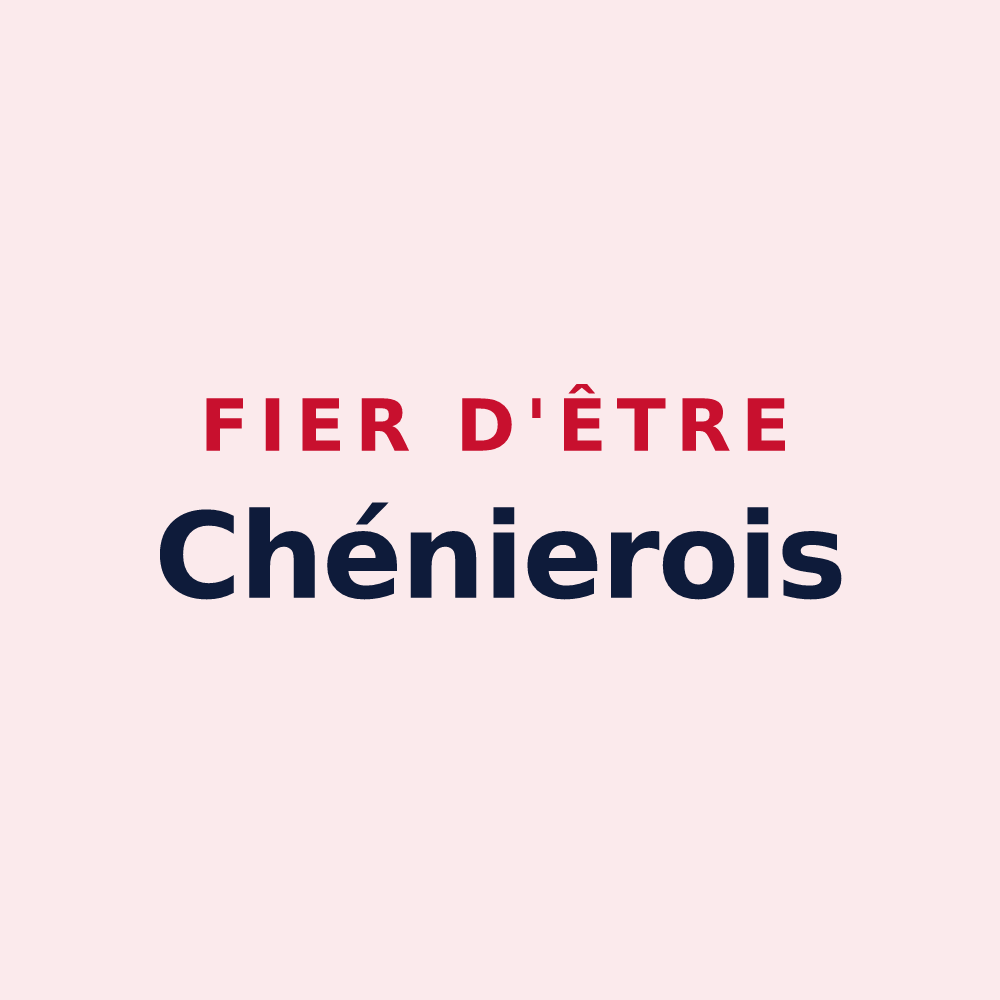 Magnet « Fier d'être Chénierois » — design pour Chéniers