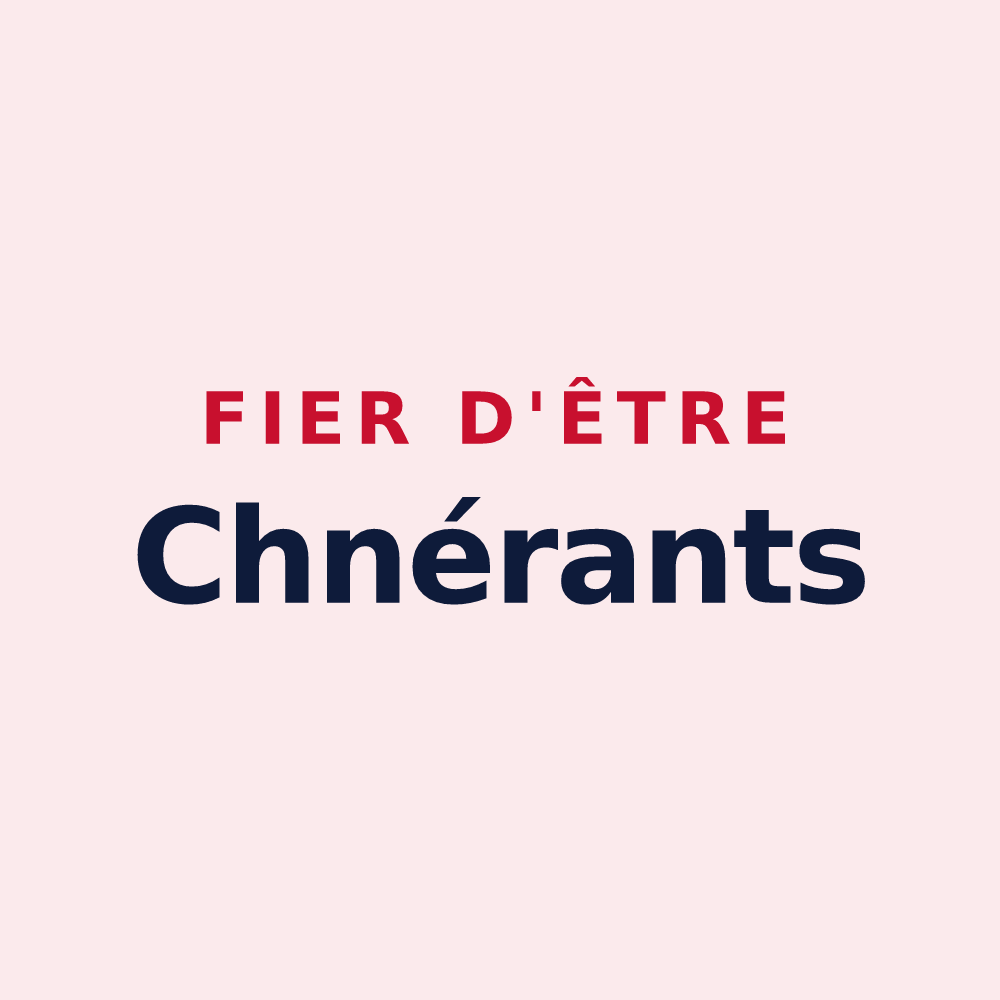 Magnet « Fier d'être Chnérants » — design pour Cheniménil