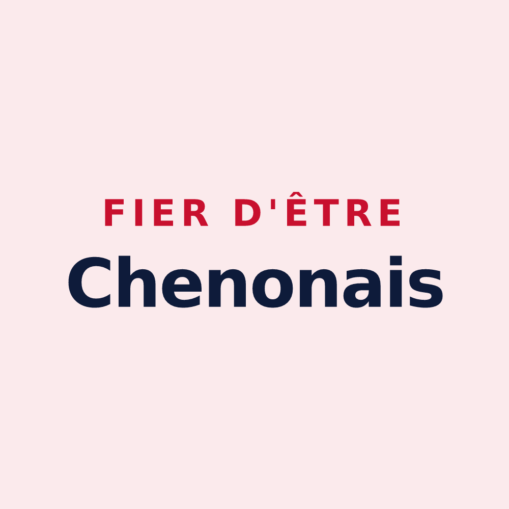 Magnet « Fier d'être Chenonais » — design pour Chenon