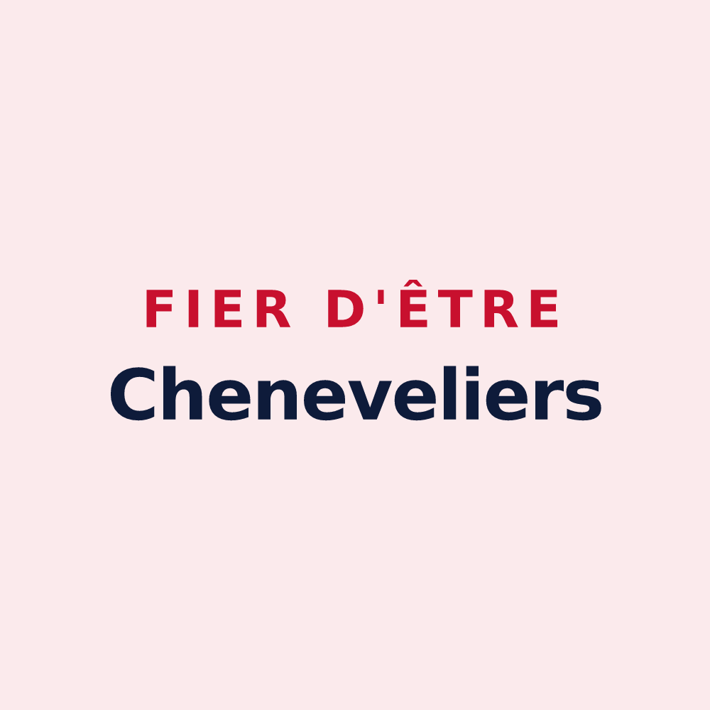 Magnet « Fier d'être Cheneveliers » — design pour Chenôve