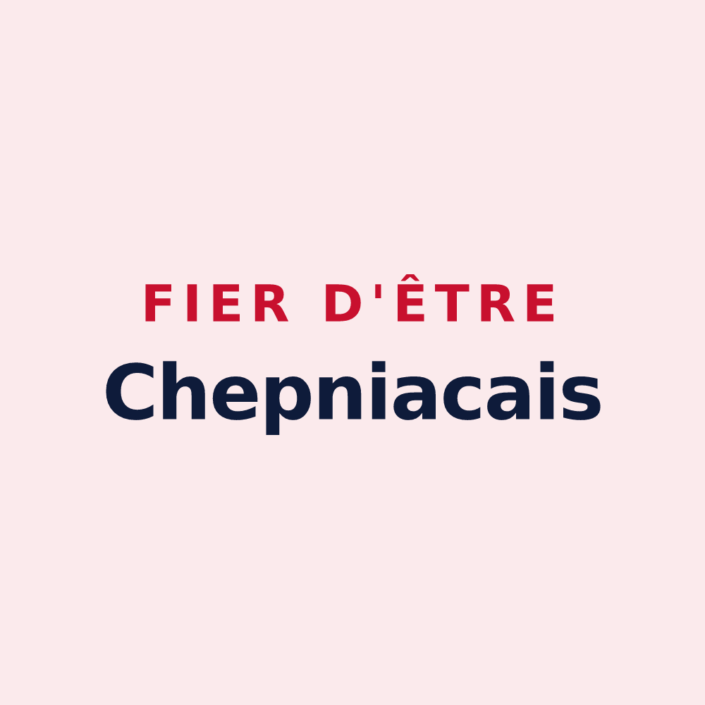 Magnet « Fier d'être Chepniacais » — design pour Chepniers