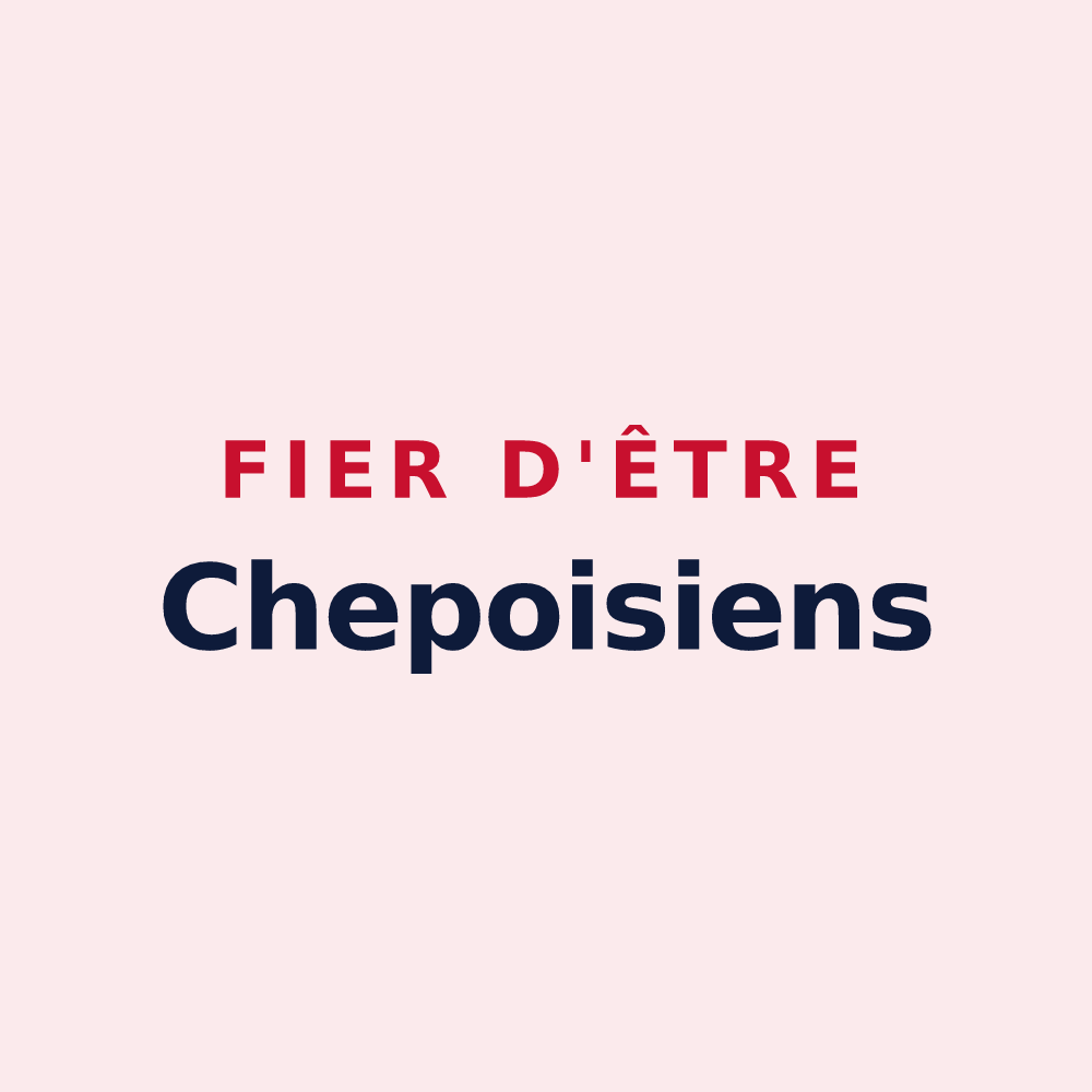 Magnet « Fier d'être Chepoisiens » — design pour Chepoix