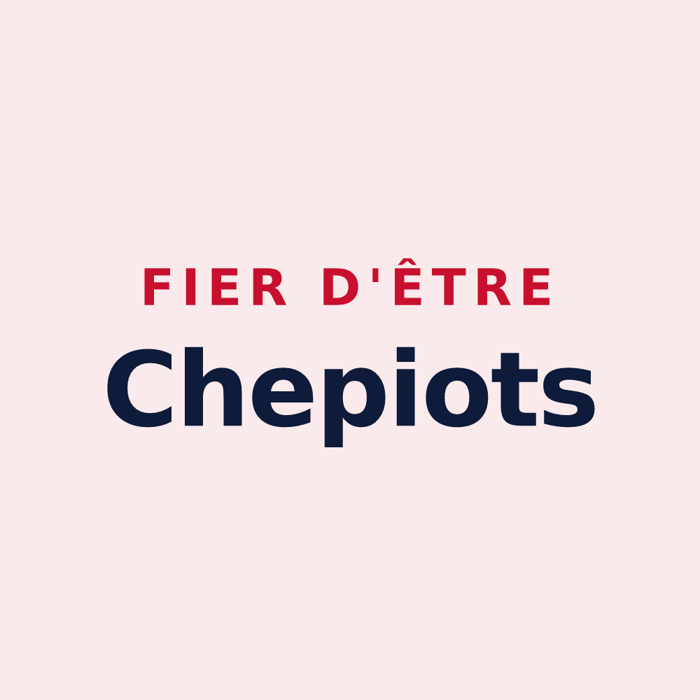 Magnet « Fier d'être Chepiots » — design pour Chepy