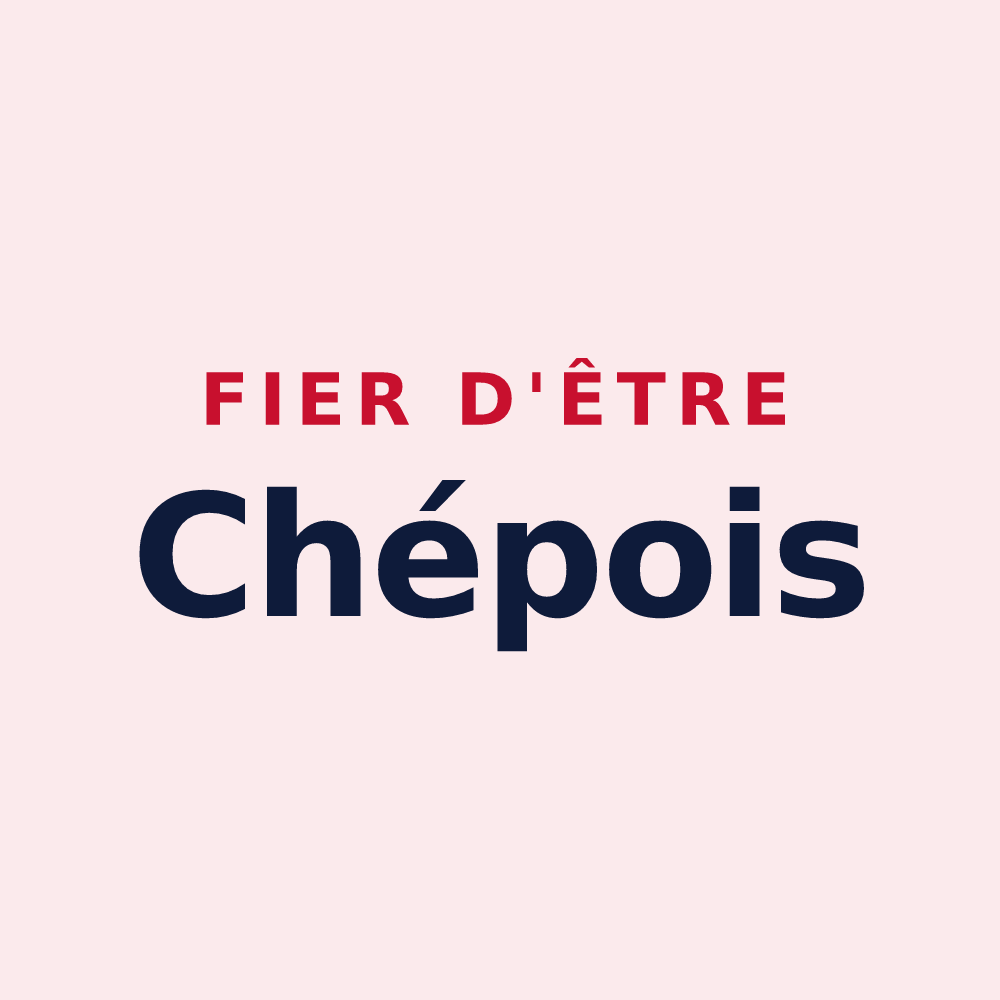 Magnet « Fier d'être Chépois » — design pour Chépy