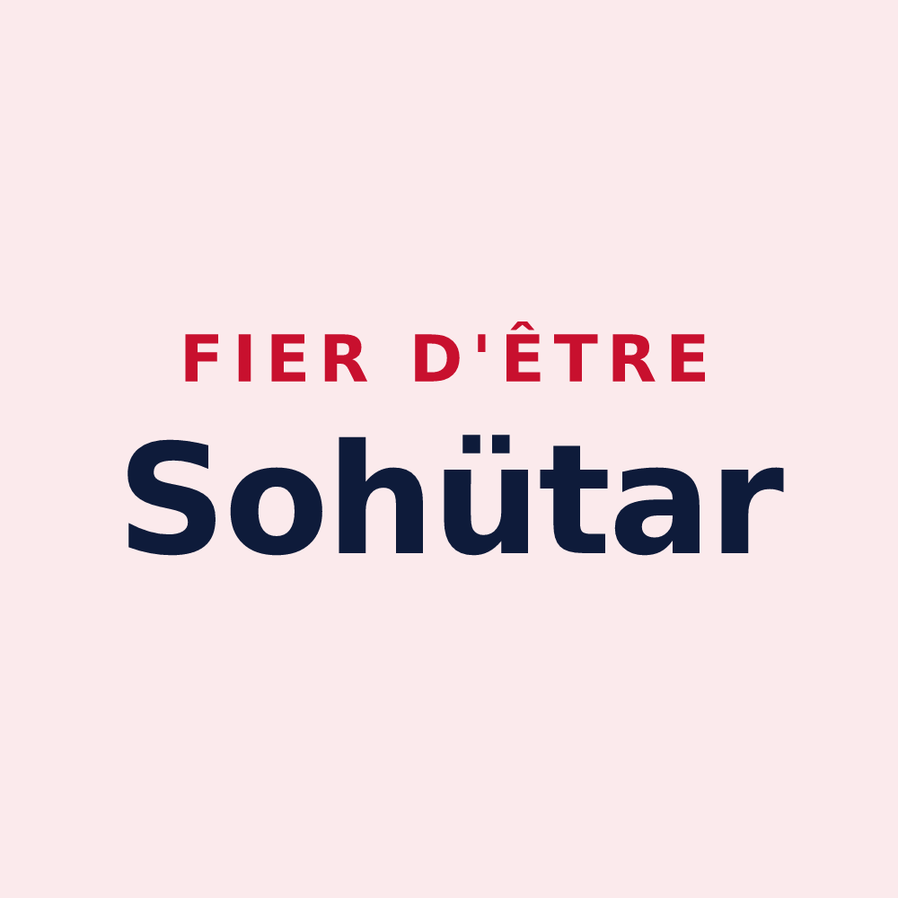 Magnet « Fier d'être Sohütar » — design pour Chéraute