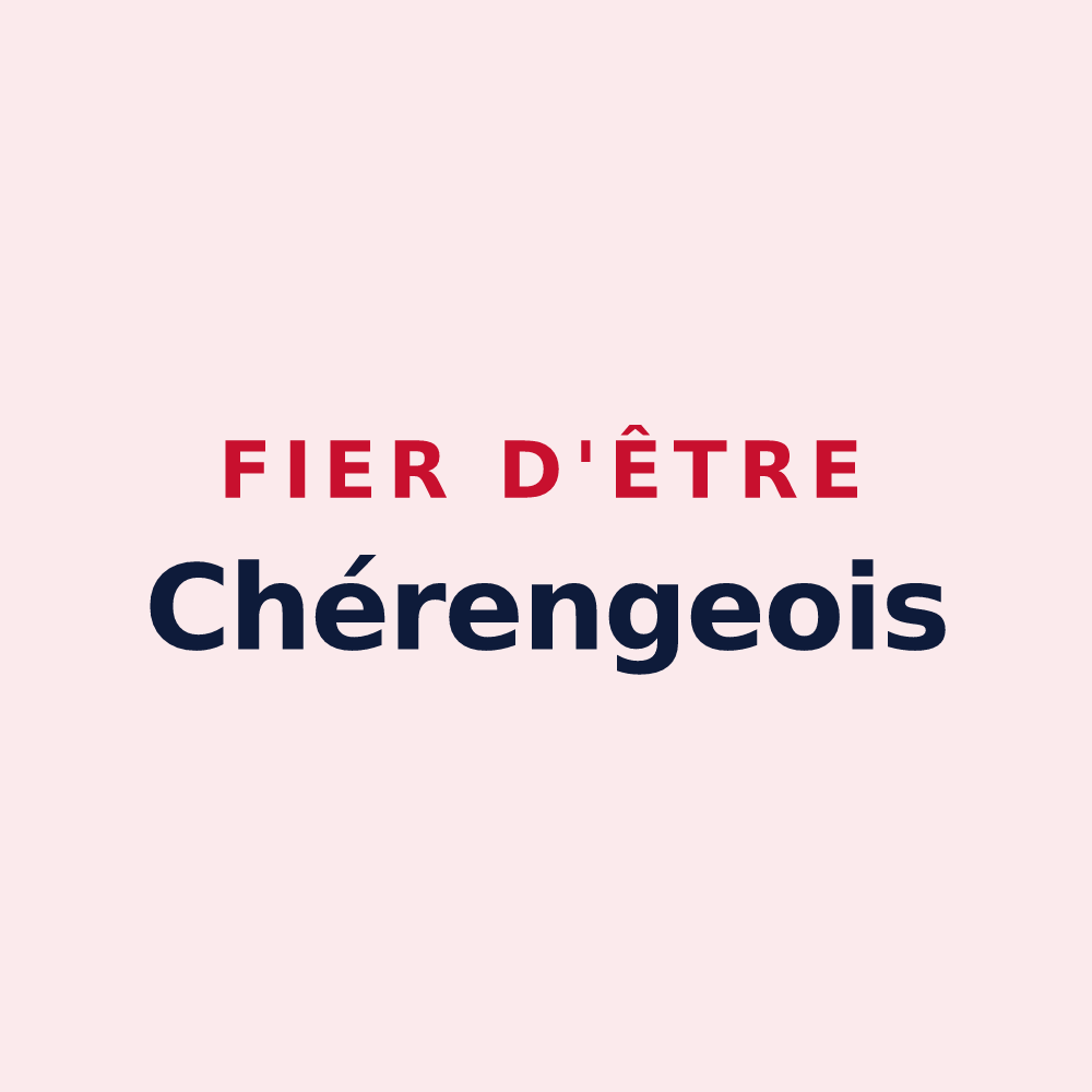 Magnet « Fier d'être Chérengeois » — design pour Chéreng