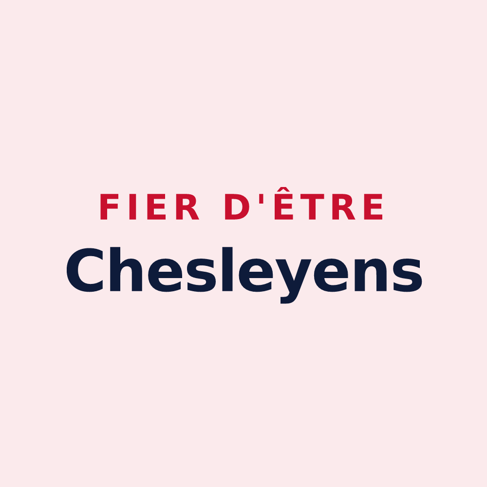 Magnet « Fier d'être Chesleyens » — design pour Chesley