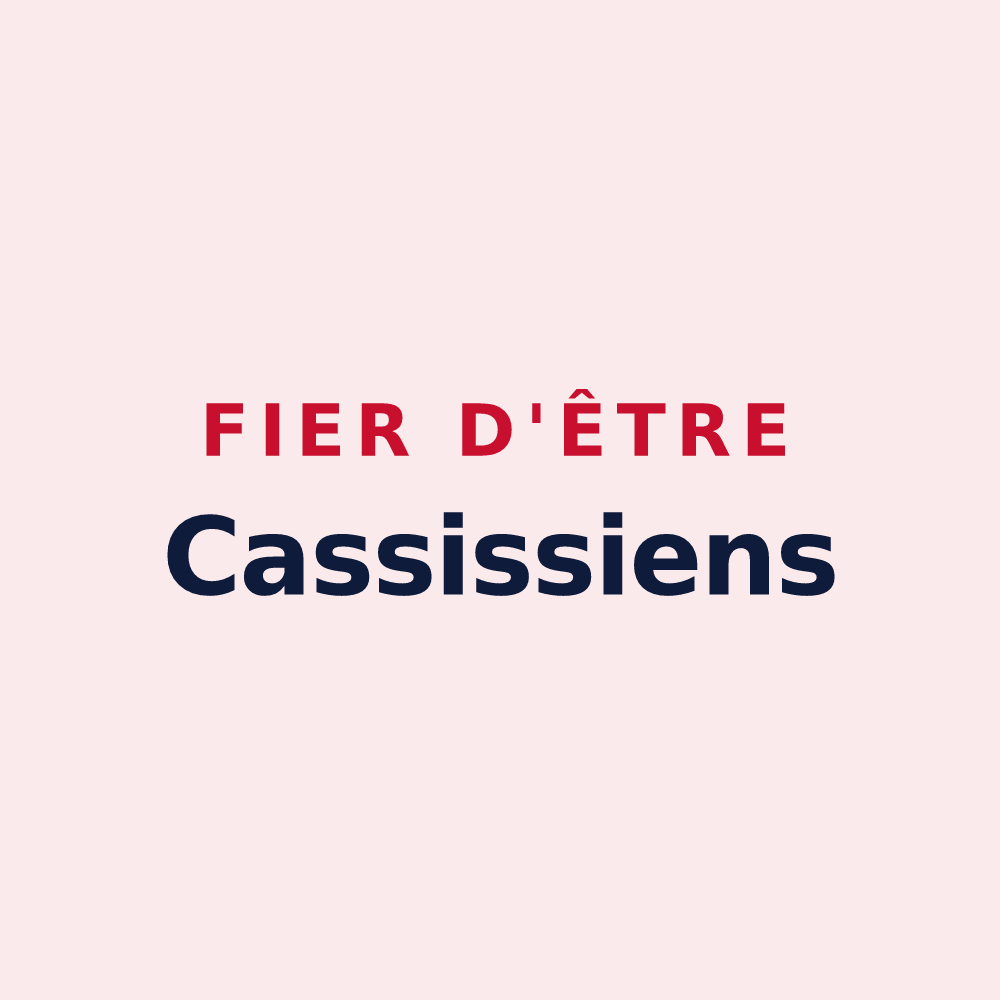 Magnet « Fier d'être Cassissiens » — design pour Chessy