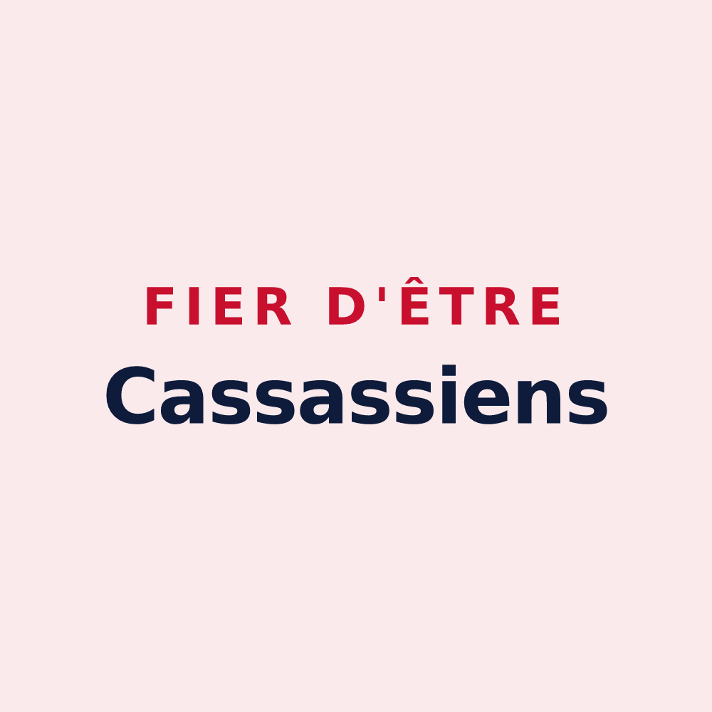 Magnet « Fier d'être Cassassiens » — design pour Chessy