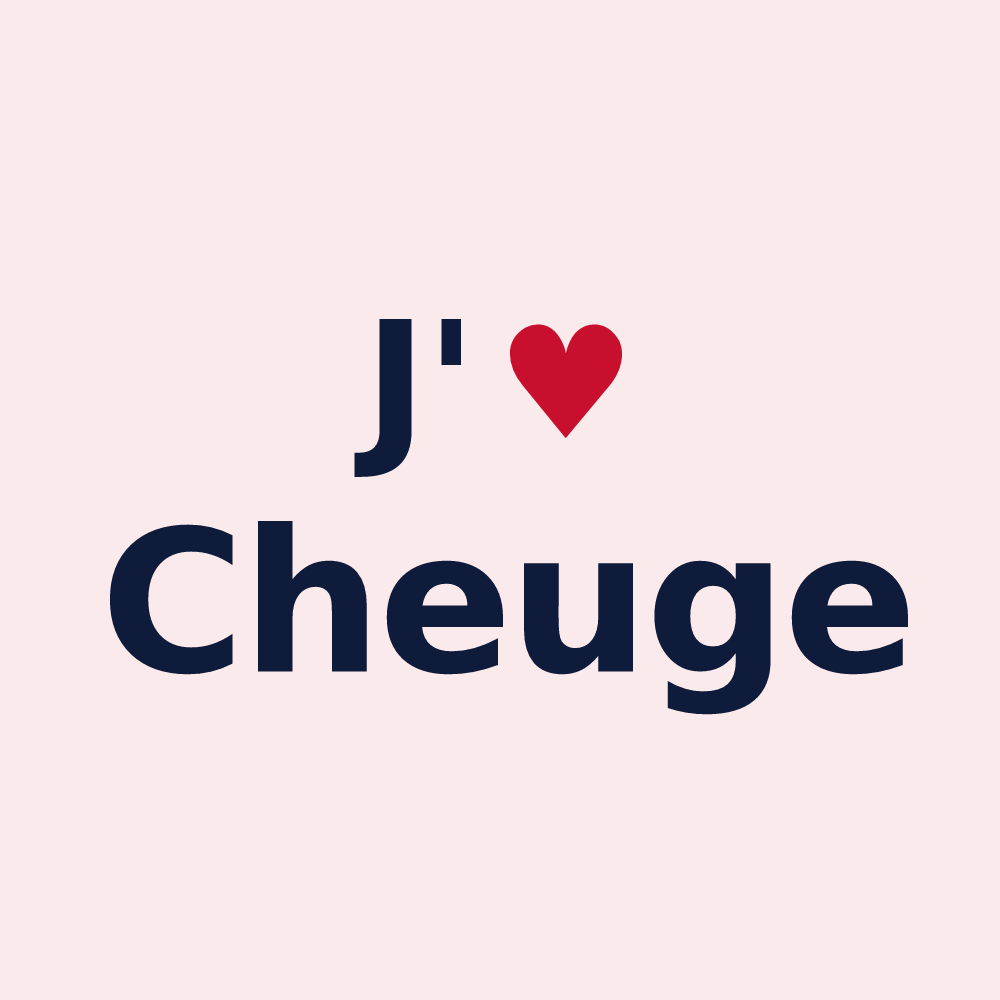 Magnet personnalisé Cheuge — design J'aime Cheuge