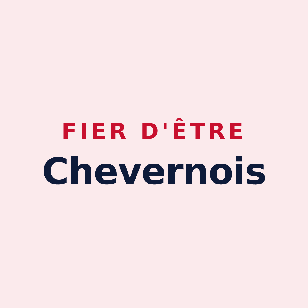 Magnet « Fier d'être Chevernois » — design pour Cheverny