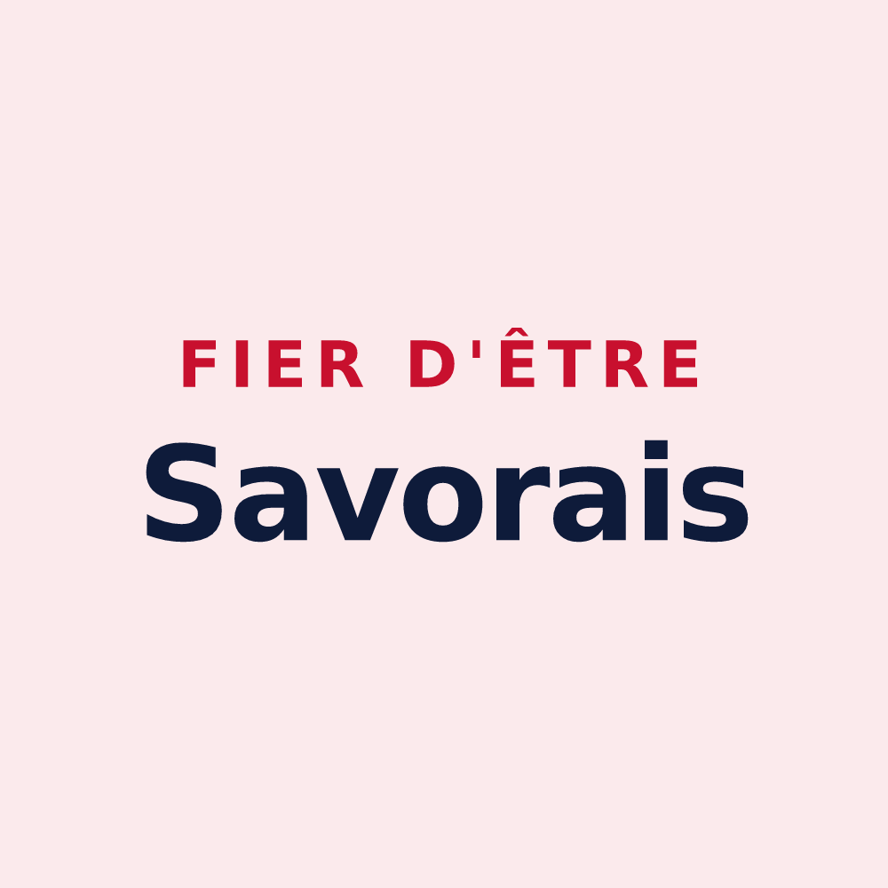 Magnet « Fier d'être Savorais » — design pour Chevillard