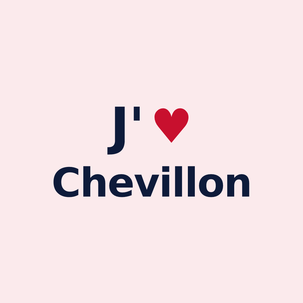 Magnet personnalisé Chevillon — design J'aime Chevillon