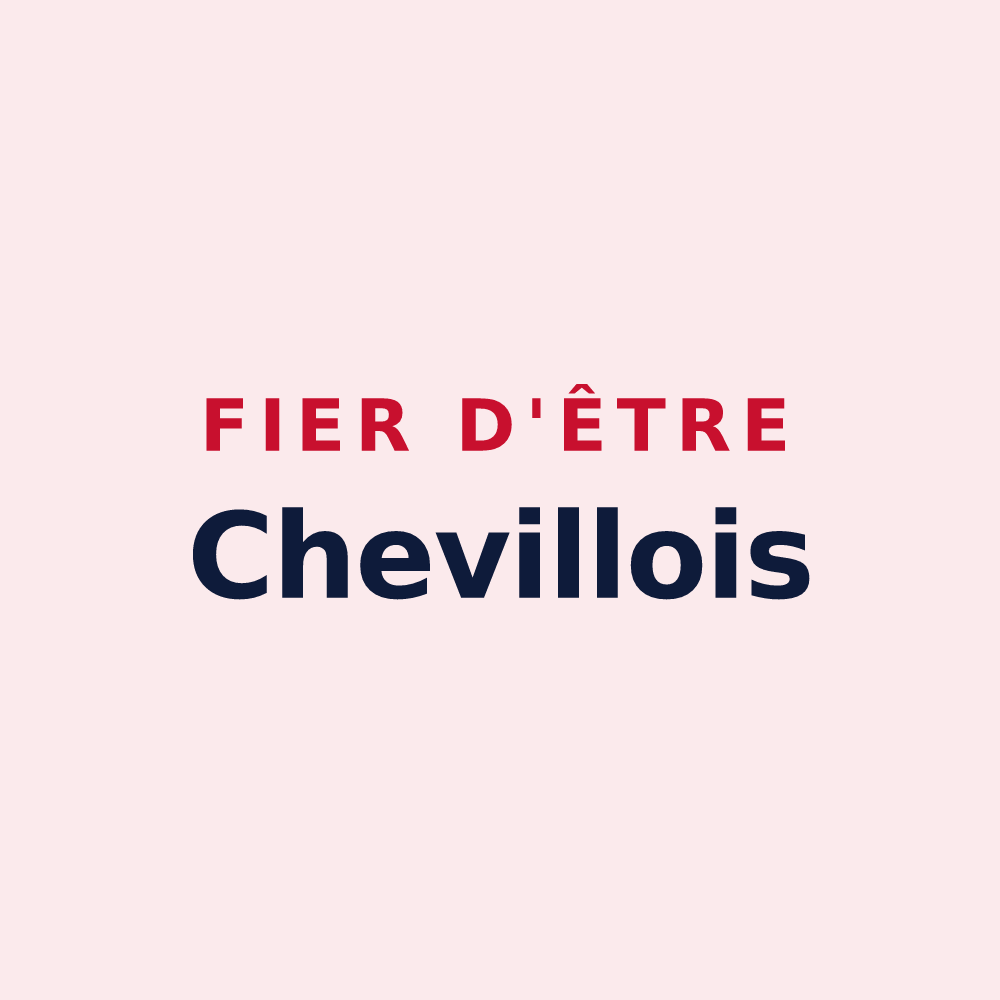 Magnet « Fier d'être Chevillois » — design pour Chevilly