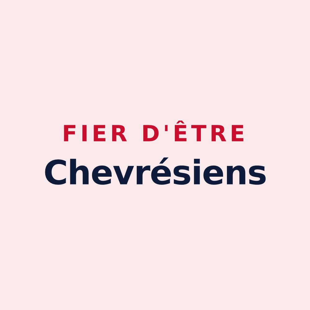 Magnet « Fier d'être Chevrésiens » — design pour Chevresis-Monceau