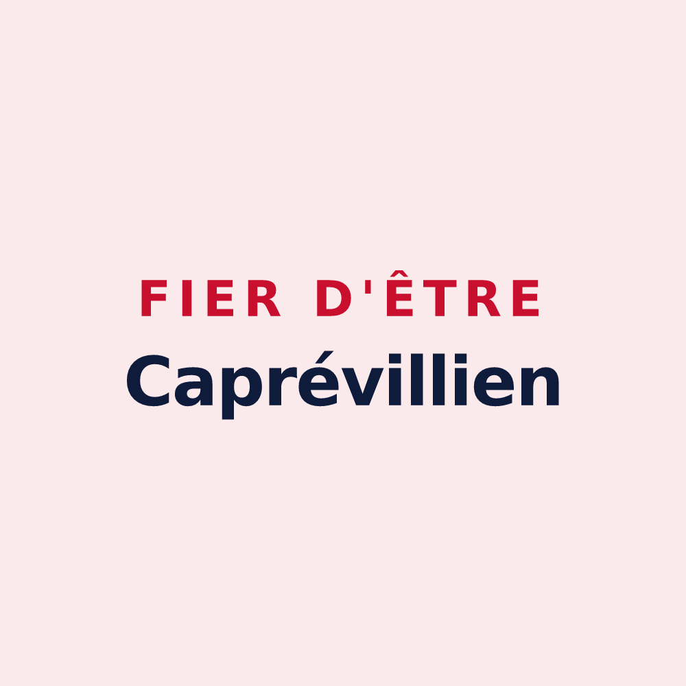 Magnet « Fier d'être Caprévillien » — design pour Chèvreville