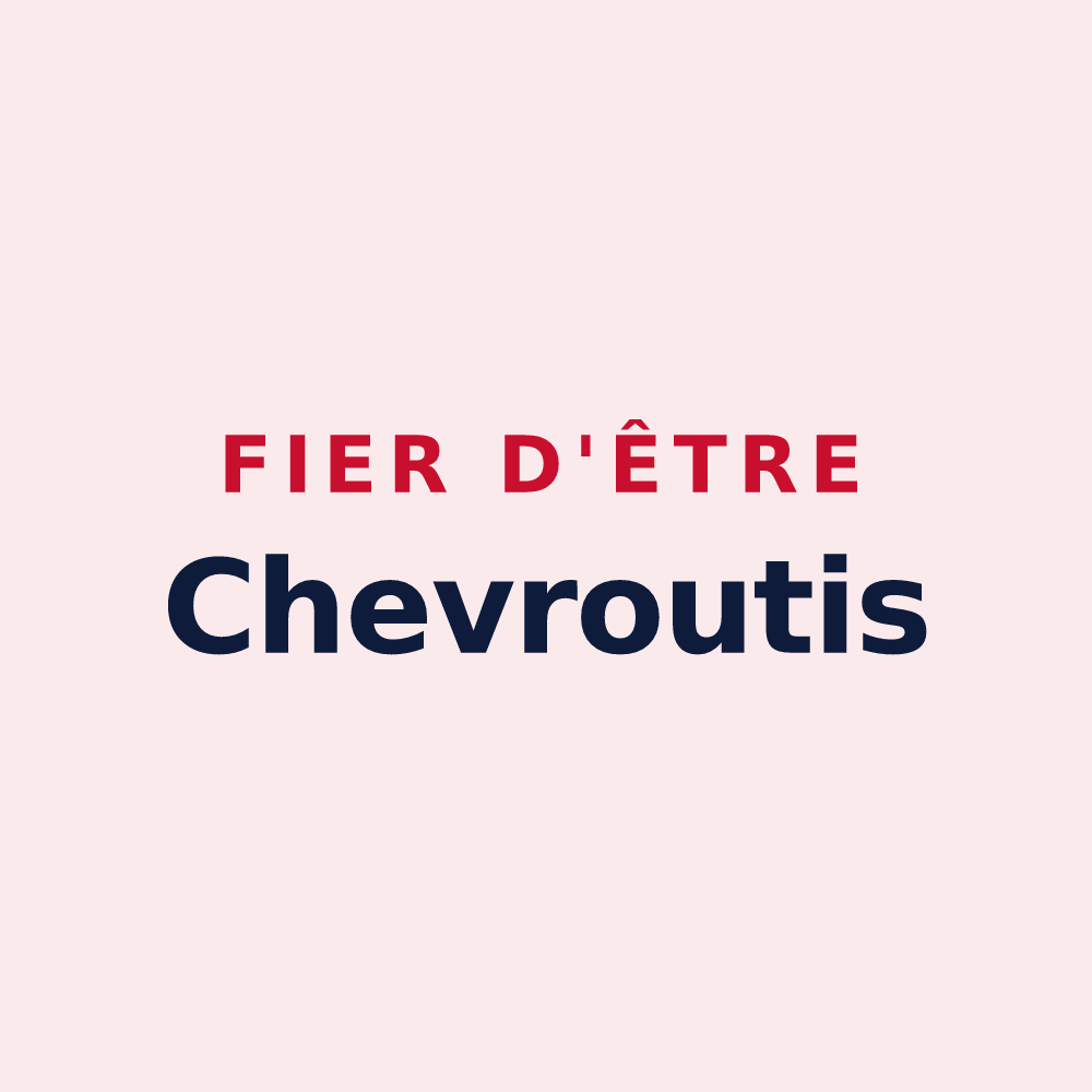 Magnet « Fier d'être Chevroutis » — design pour Chevroux