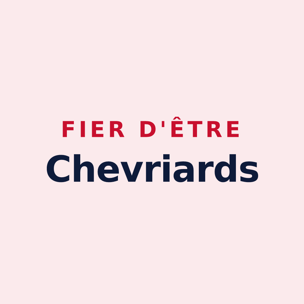 Magnet « Fier d'être Chevriards » — design pour Chevry-Cossigny