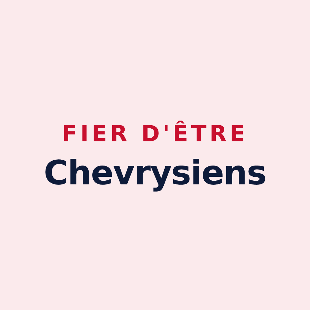 Magnet « Fier d'être Chevrysiens » — design pour Chevry