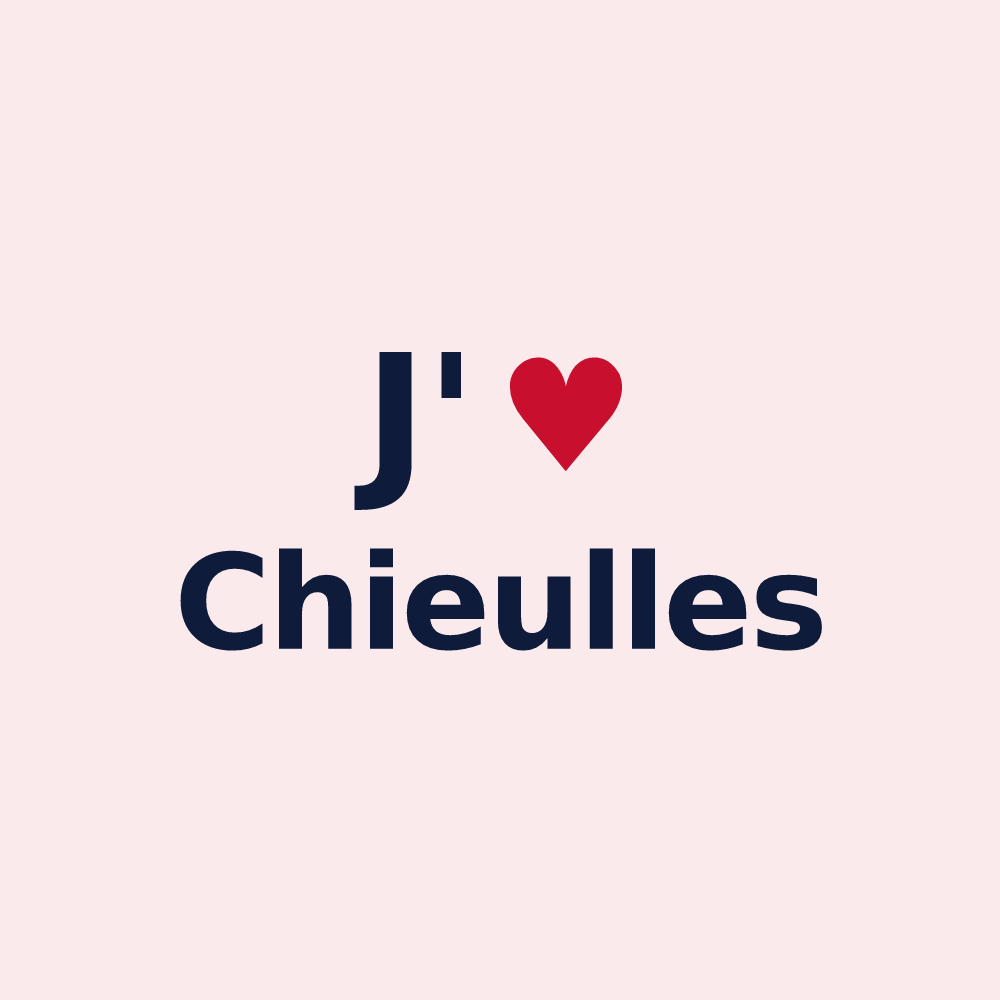 Magnet personnalisé Chieulles — design J'aime Chieulles