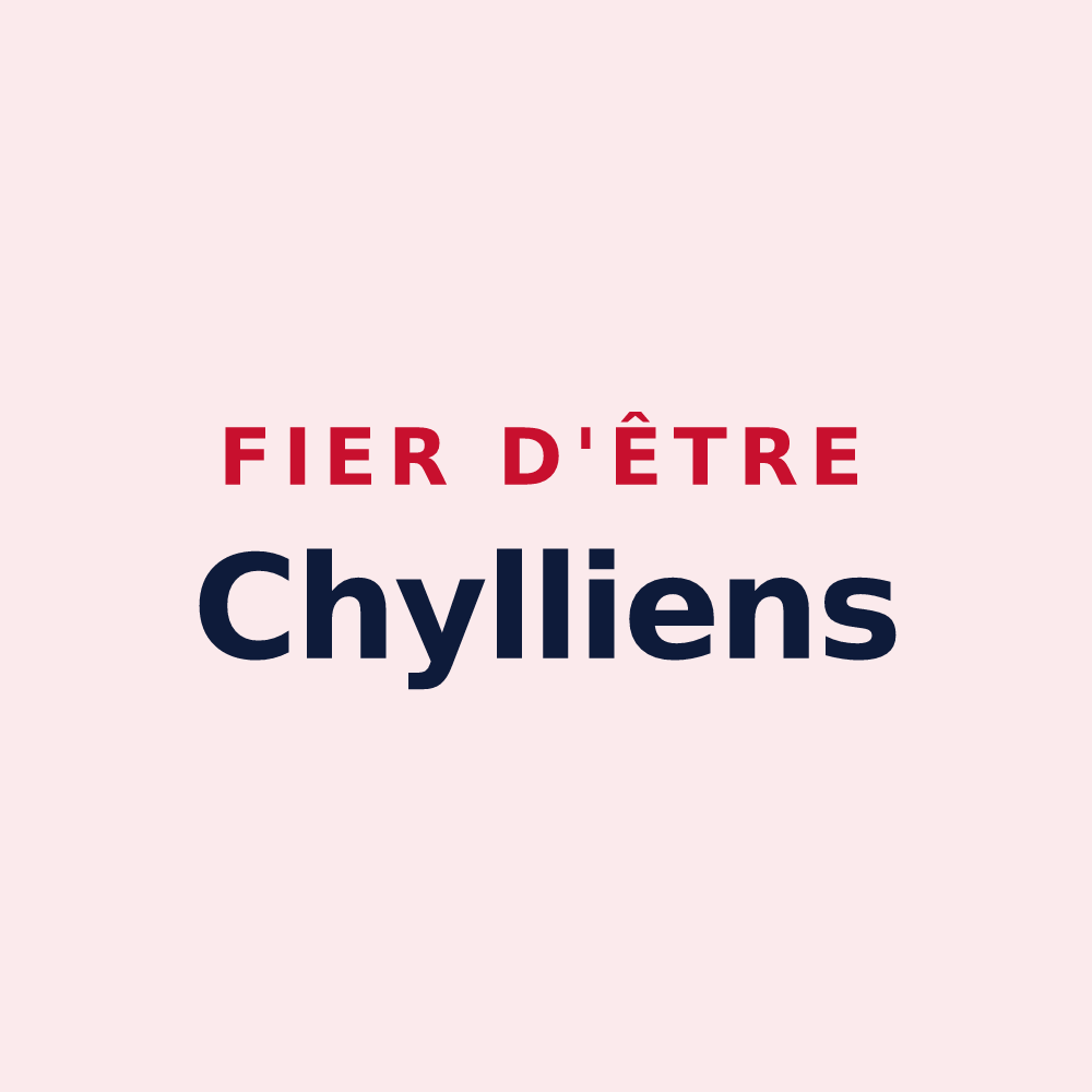 Magnet « Fier d'être Chylliens » — design pour Chilly
