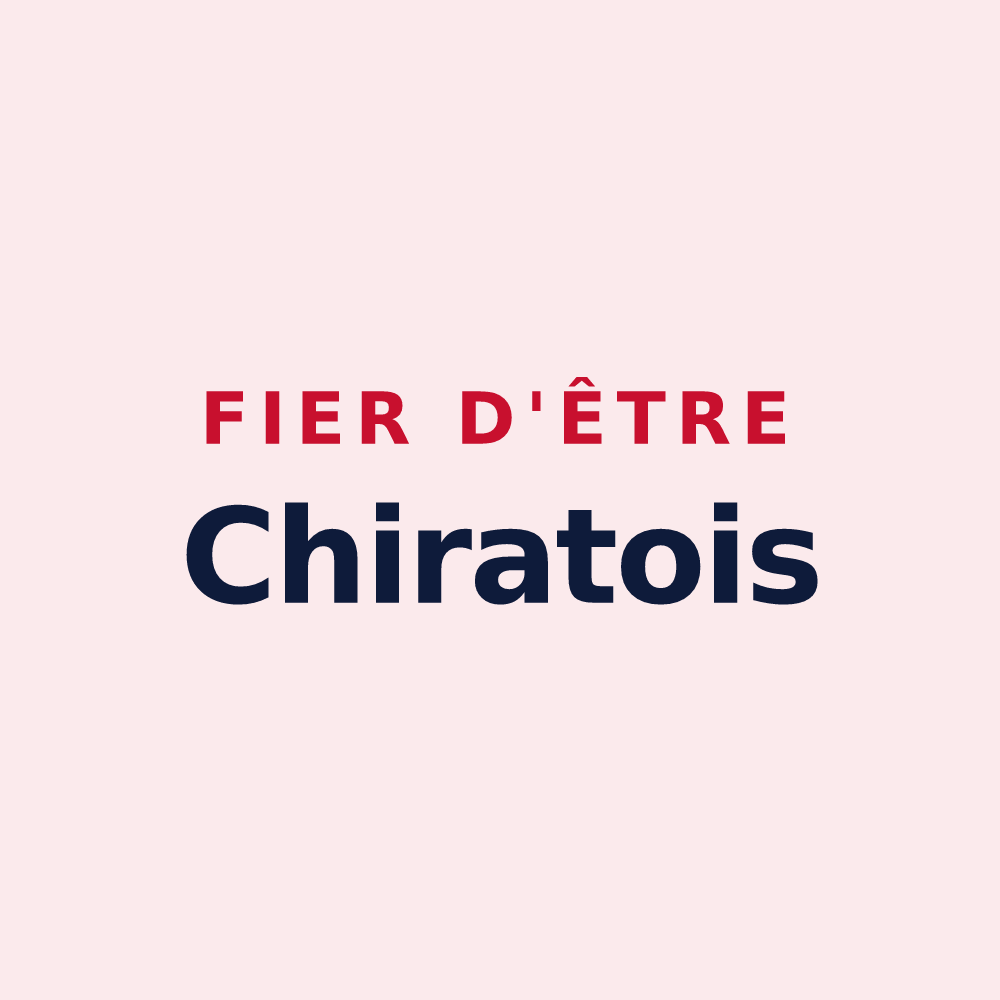 Magnet « Fier d'être Chiratois » — design pour Chirat-l'Église