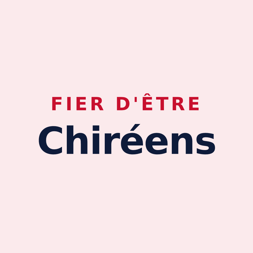 Magnet « Fier d'être Chiréens » — design pour Chiré-en-Montreuil