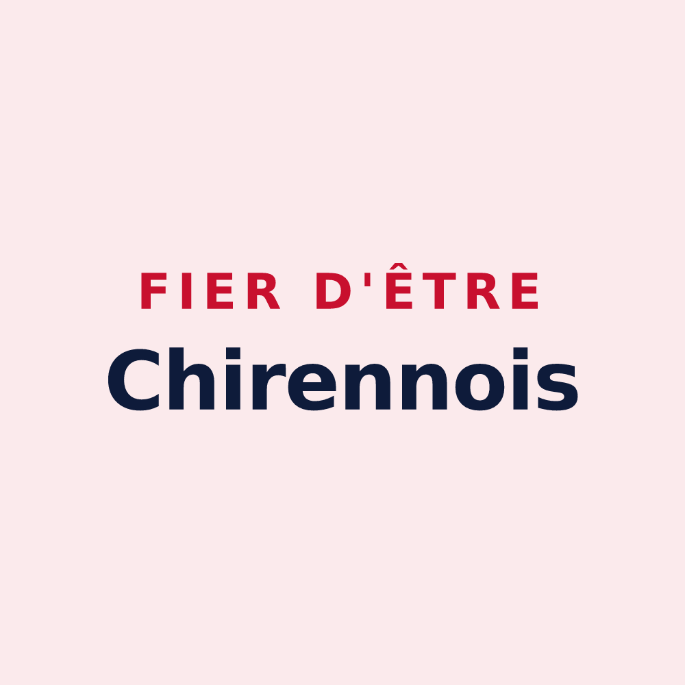Magnet « Fier d'être Chirennois » — design pour Chirens