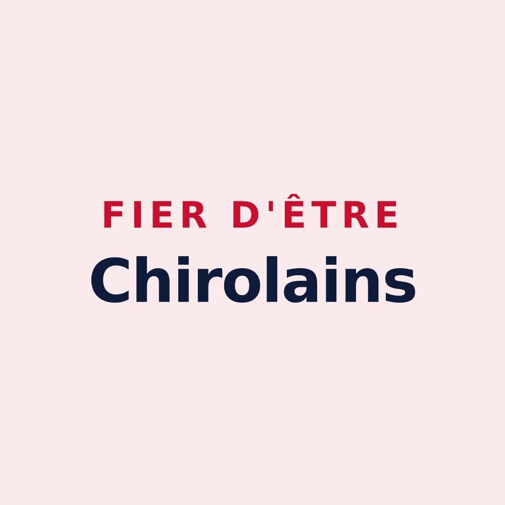 Magnet « Fier d'être Chirolains » — design pour Chirols