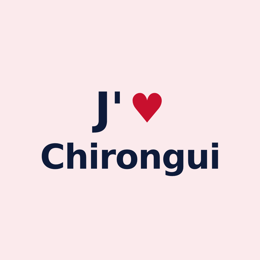 Magnet personnalisé Chirongui — design J'aime Chirongui