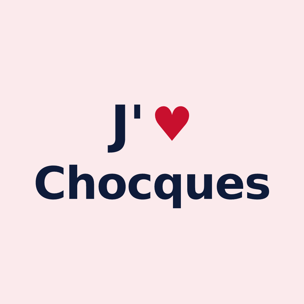 Magnet personnalisé Chocques — design J'aime Chocques