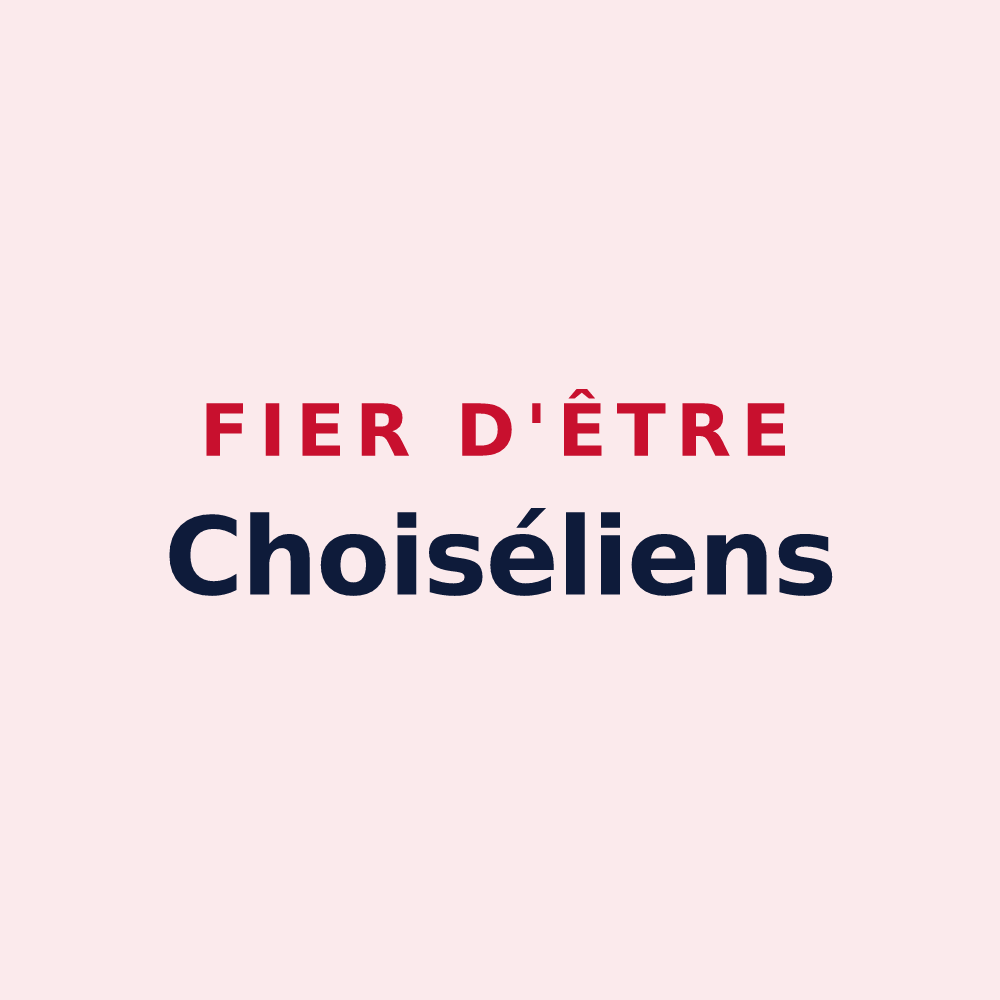 Magnet « Fier d'être Choiséliens » — design pour Choisel