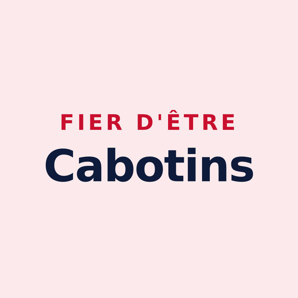 Magnet « Fier d'être Cabotins » — design pour Choisey