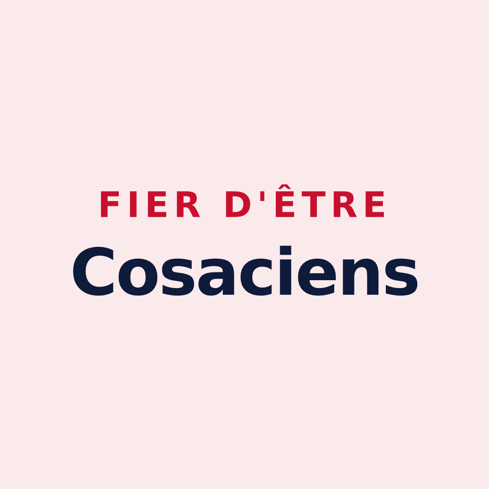 Magnet « Fier d'être Cosaciens » — design pour Choisy-au-Bac