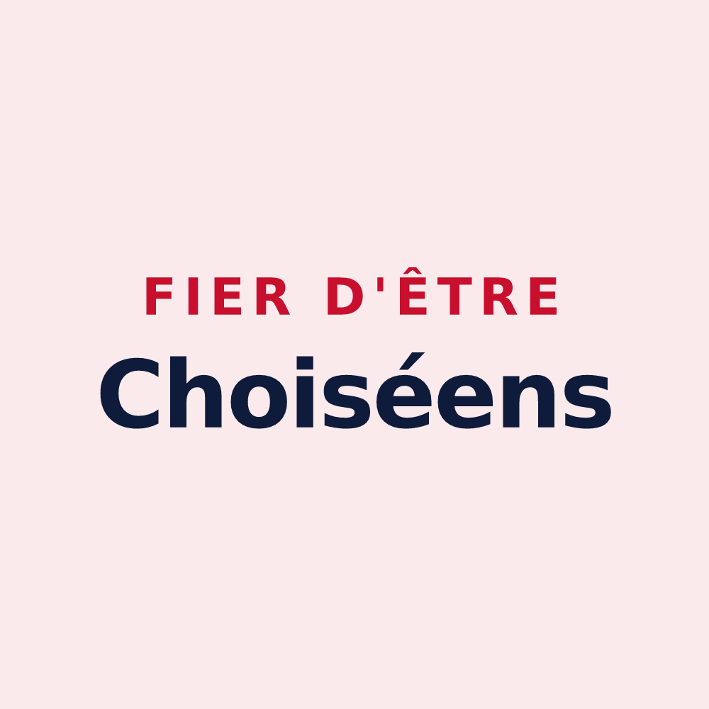 Magnet « Fier d'être Choiséens » — design pour Choisy-en-Brie