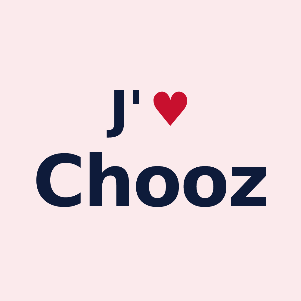 Magnet personnalisé Chooz — design J'aime Chooz