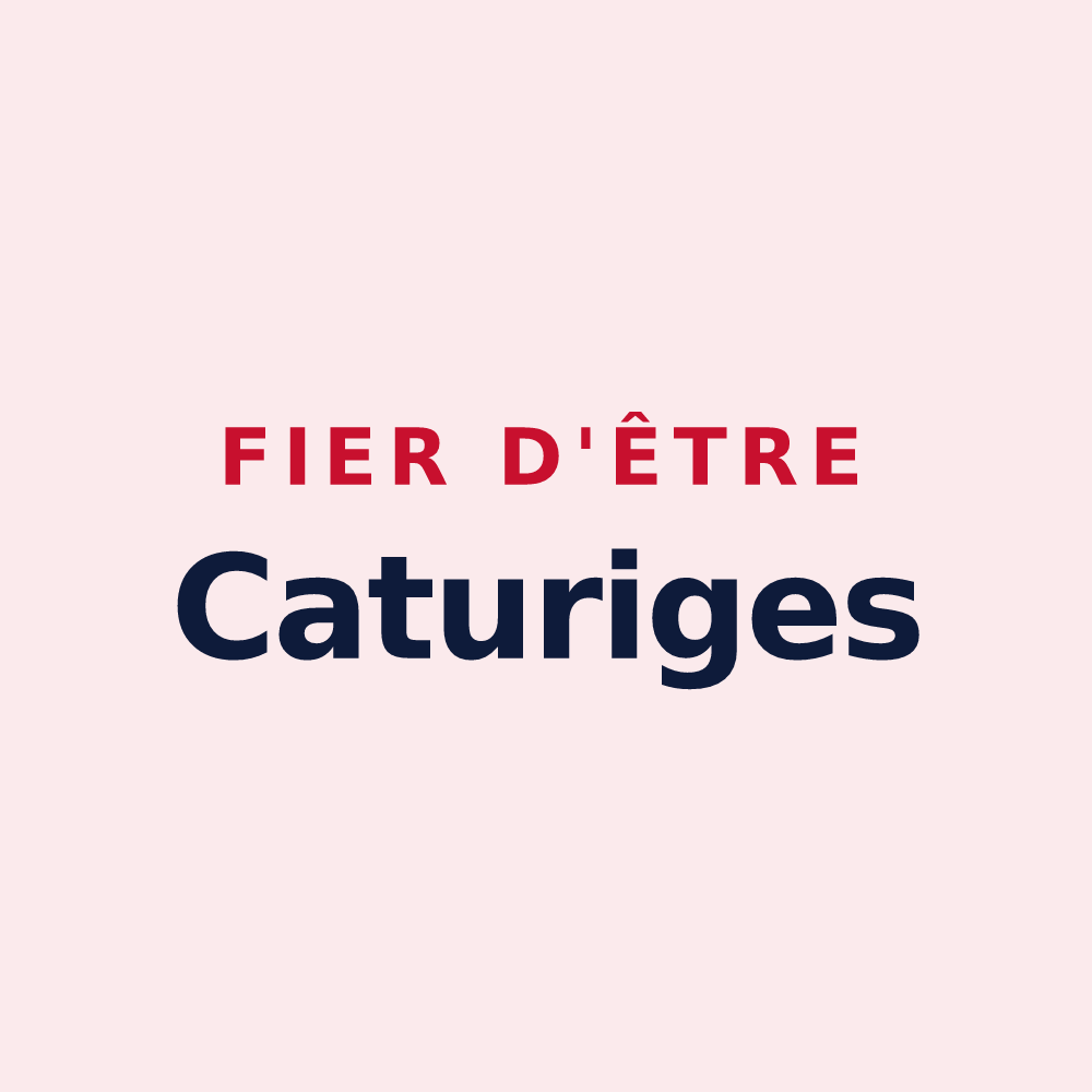 Magnet « Fier d'être Caturiges » — design pour Chorges