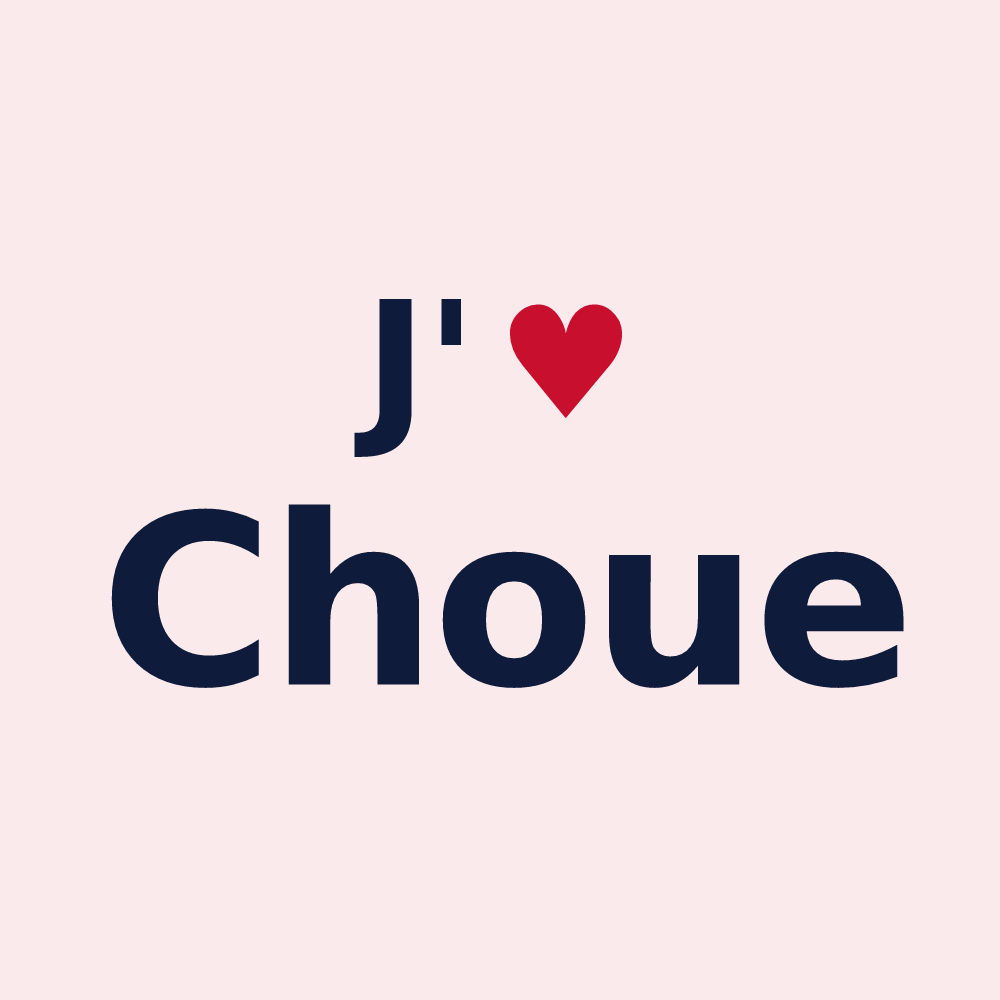 Magnet personnalisé Choue — design J'aime Choue