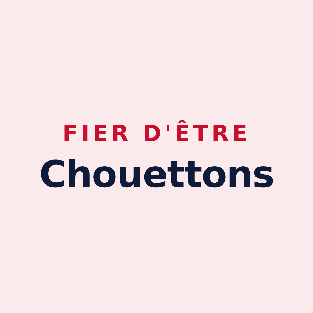 Magnet « Fier d'être Chouettons » — design pour Choue