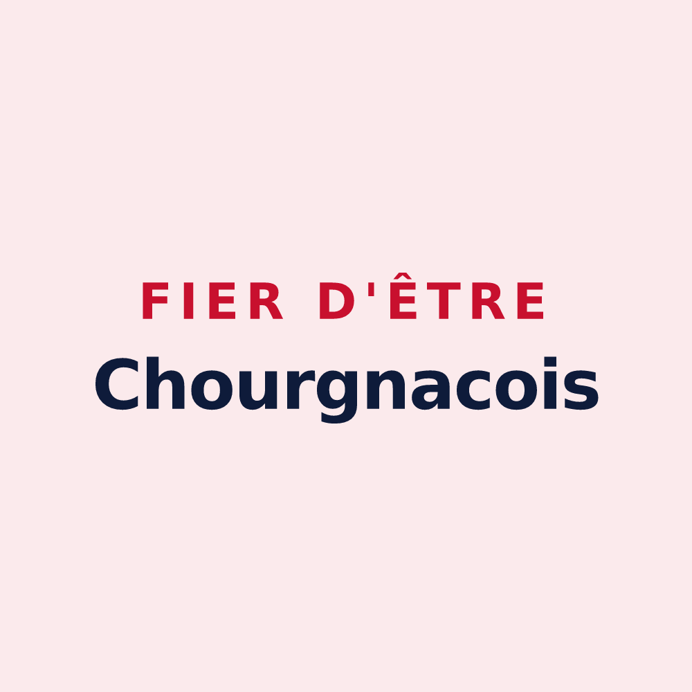 Magnet « Fier d'être Chourgnacois » — design pour Chourgnac